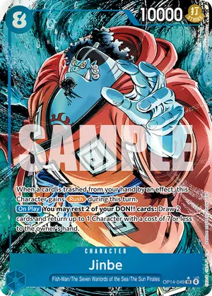 Carta Jinbe OP14-049, versión Arte alternativo
