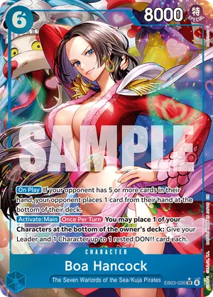 Carta Boa Hancock EB03-026, versión Arte alternativo