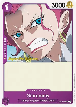 Carta Ginrummy ST04-009, versión Promo