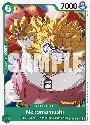 Carta Nekomamushi OP12-032, versión Promo