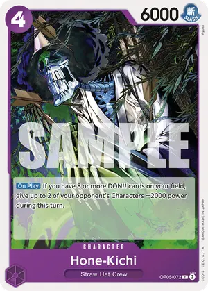 Carta Hone-Kichi OP05-072, versión Normal