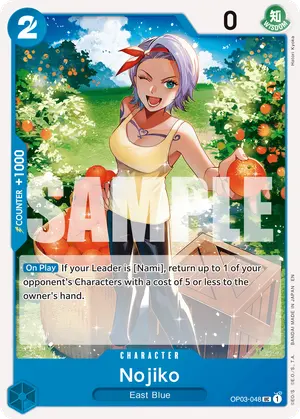Carta Nojiko OP03-048, versión Normal