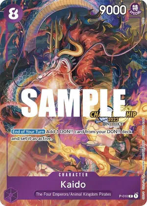 Carta Kaido P-010, versión Promo