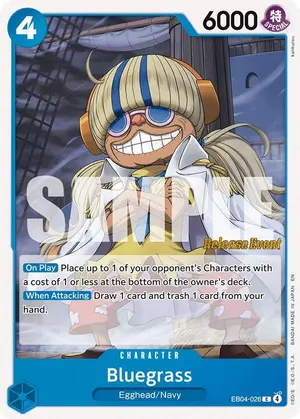 Carta Bluegrass EB04-026, versión Promo