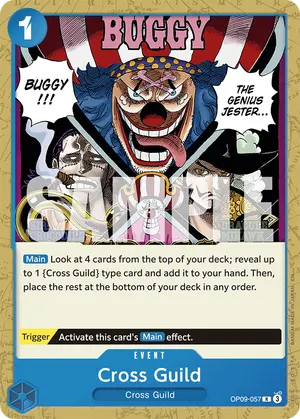 Carta Cross Guild OP09-057, versión Normal