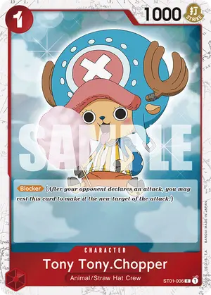 Carta Tony Tony.Chopper ST01-006, versión Normal