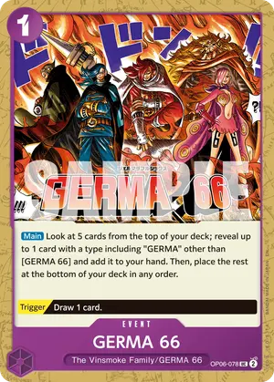 Carta GERMA 66 OP06-078, versión Normal