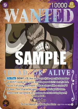 Carta Kaido ST04-003, versión SP
