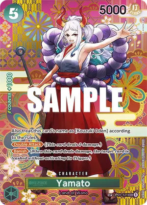 Carta Yamato OP01-121, versión SP