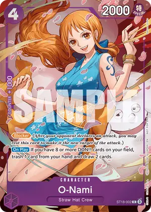 Carta O-Nami ST18-002, versión Arte alternativo