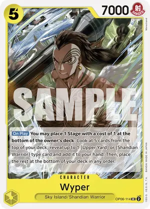 Carta Wyper OP06-114, versión Normal