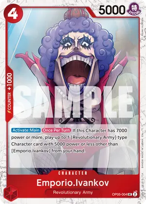 Carta Emporio.Ivankov OP05-004, versión Normal