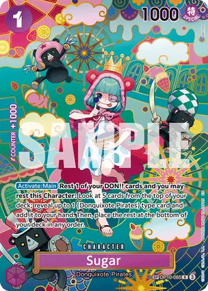 Carta Sugar OP10-065, versión SP