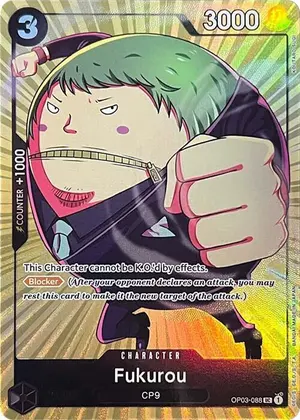 Carta Fukurou OP03-088, versión Arte alternativo