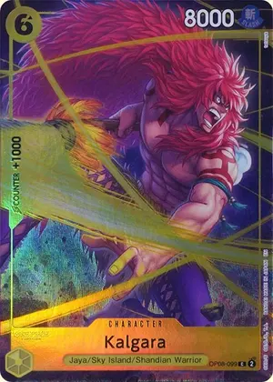 Carta Kalgara OP08-099, versión Arte alternativo