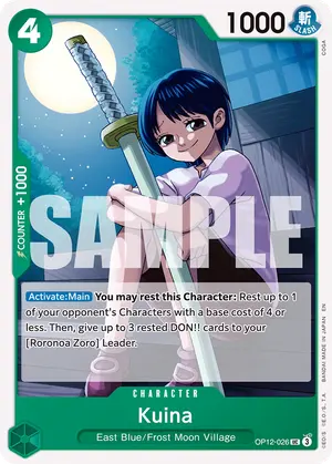 Carta Kuina OP12-026, versión Normal