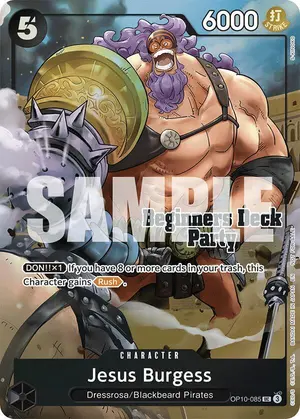 Carta Jesus Burgess OP10-085, versión Promo