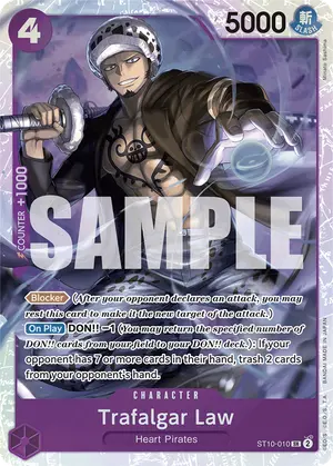 Carta Trafalgar Law ST10-010, versión Normal
