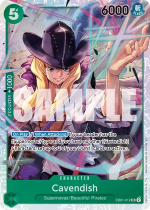 Carta Cavendish EB01-012, versión Normal