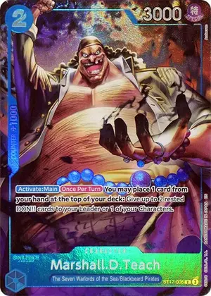 Carta Marshall.D.Teach ST17-005, versión Arte alternativo