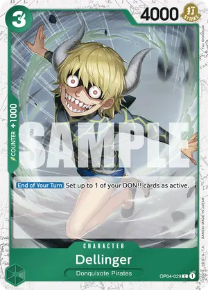 Carta Dellinger OP04-029, versión Normal
