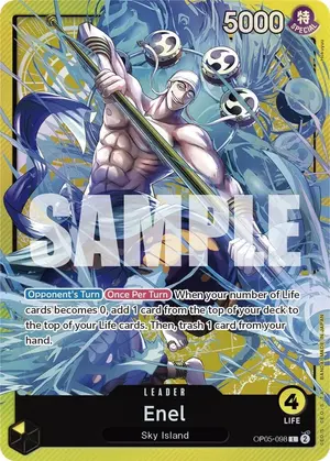 Carta Enel OP05-098, versión Arte alternativo
