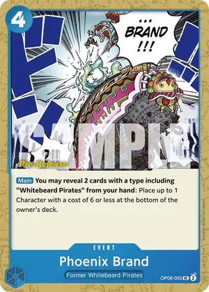 Carta Phoenix Brand OP08-055, versión Promo