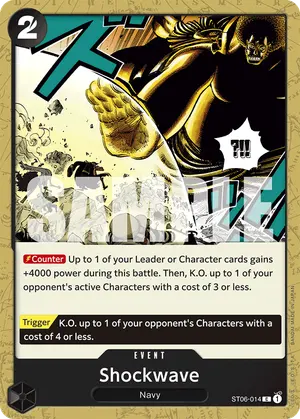 Carta Shockwave ST06-014, versión Normal