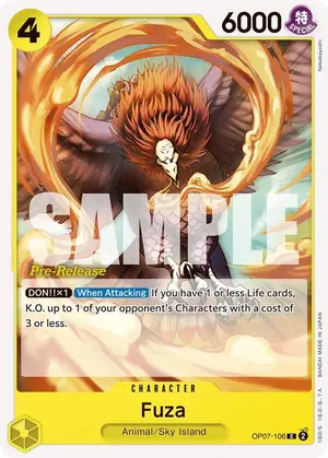 Carta Fuza OP07-106, versión Promo