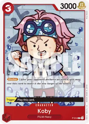 Carta Koby P-014, versión Normal