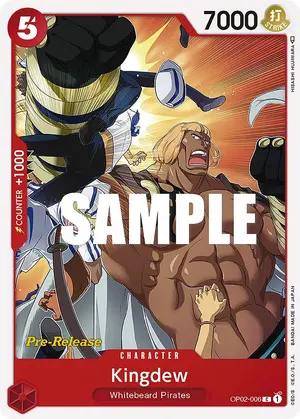 Carta Kingdew OP02-006, versión Promo