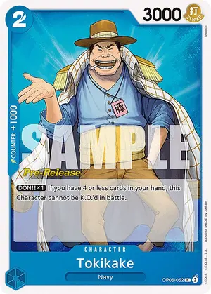 Carta Tokikake OP06-052, versión Promo