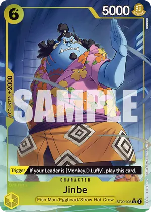 Carta Jinbe ST29-005, versión Arte alternativo