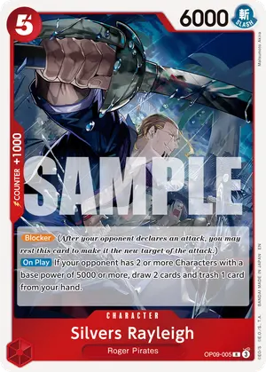 Carta Silvers Rayleigh OP09-005, versión Normal