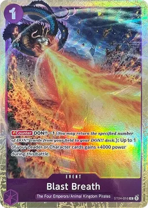 Carta Blast Breath ST04-016, versión Arte alternativo