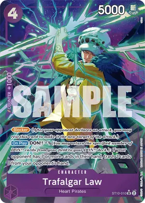 Carta Trafalgar Law ST10-010, versión Arte alternativo
