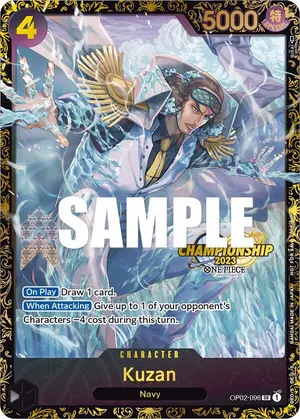 Carta Kuzan OP02-096, versión Arte alternativo