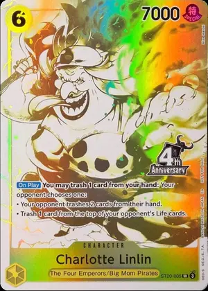 Carta Charlotte Linlin ST20-005, versión Arte alternativo