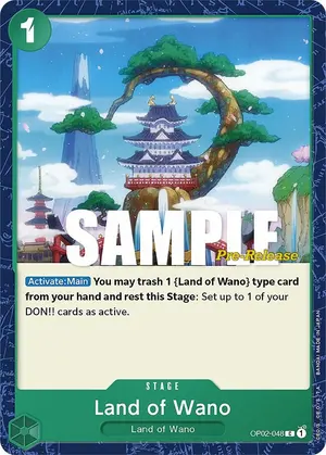 Carta Land of Wano OP02-048, versión Promo
