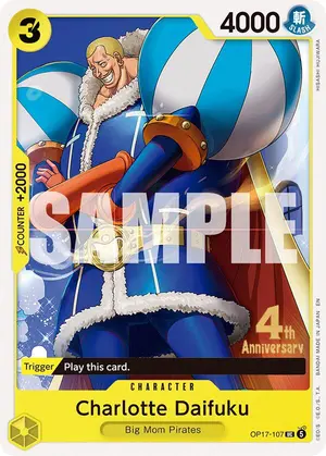 Carta Charlotte Daifuku OP17-107, versión Promo