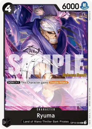 Carta Ryuma OP10-094, versión Promo