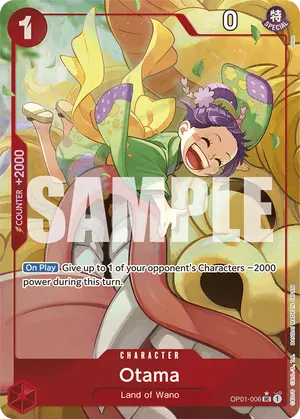Carta Otama OP01-006, versión Arte alternativo