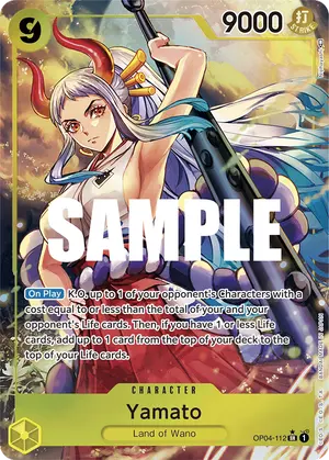 Carta Yamato OP04-112, versión Arte alternativo