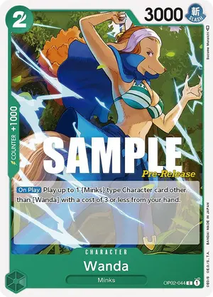Carta Wanda OP02-044, versión Promo