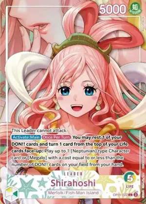 Carta Shirahoshi OP11-022, versión Arte alternativo