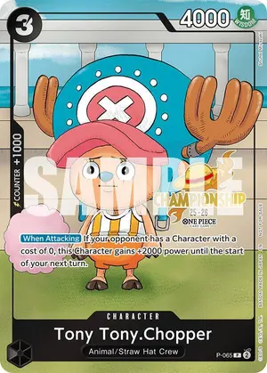 Carta Tony Tony.Chopper P-065, versión Promo