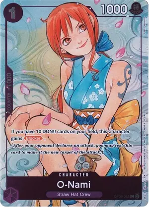 Carta O-Nami OP05-062, versión Arte alternativo
