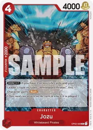 Carta Jozu OP02-008, versión Normal
