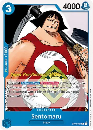 Carta Sentomaru ST03-007, versión Promo