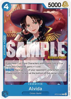 Carta Alvida OP12-042, versión Promo